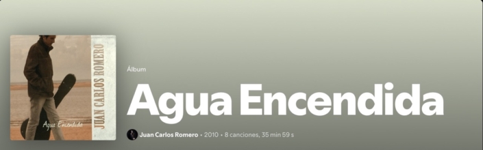 agua encendida